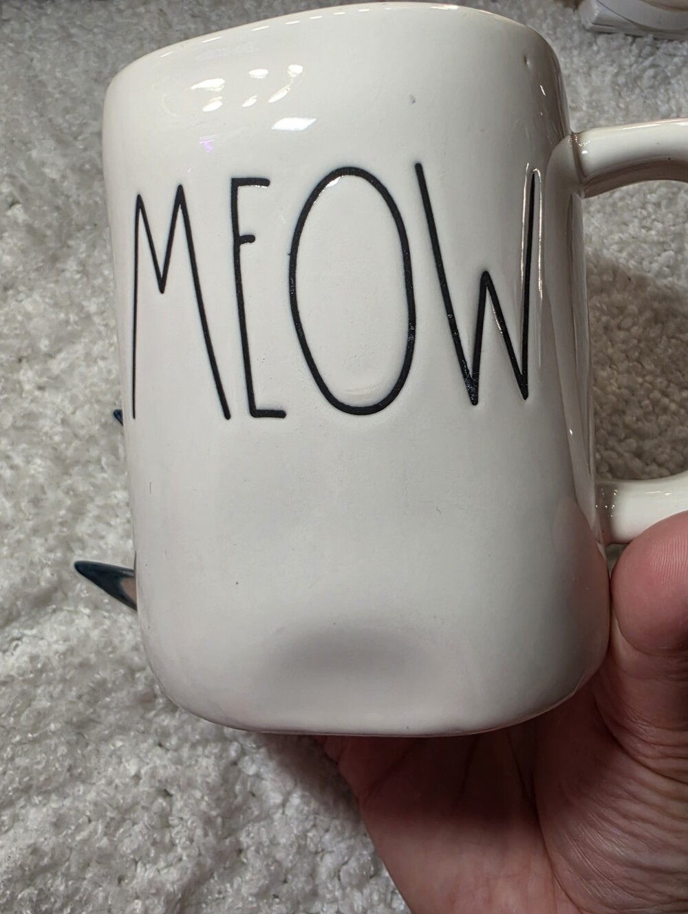 Rae Dunn "MEOW" artisan collection mug by Magenta